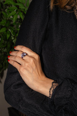 Mauboussin Bague Libre et Sensuelle Or blanc Améthyste