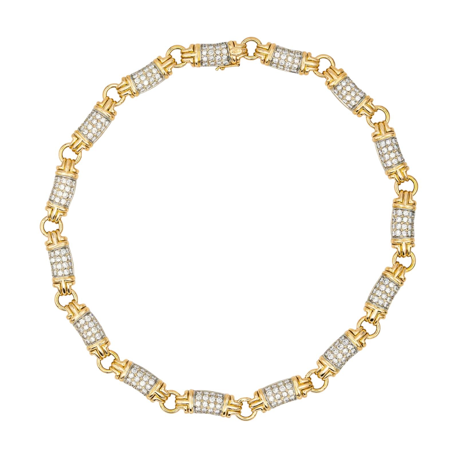 Bulgari Collier Parentesi Or jaune Diamant