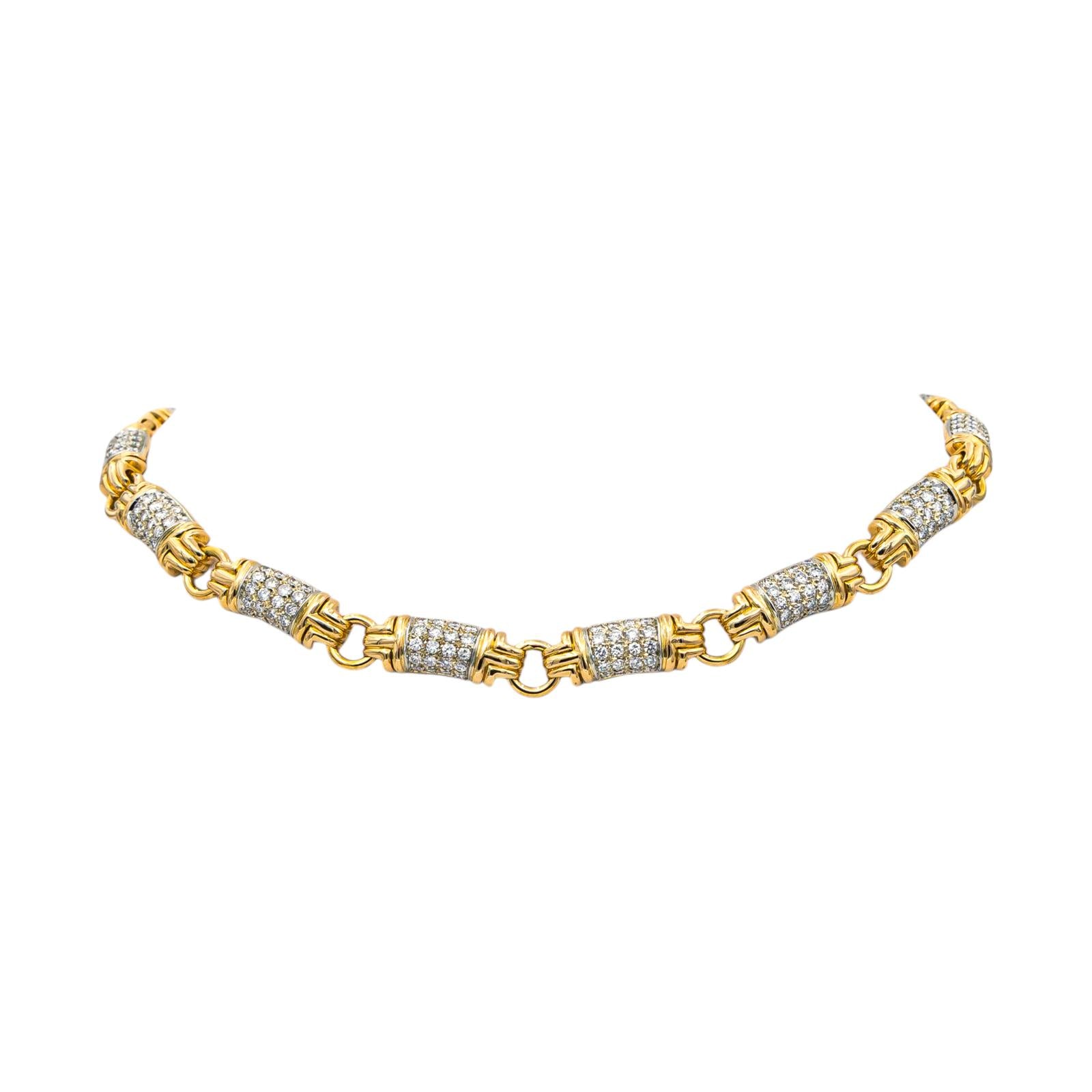 Bulgari Collier Parentesi Or jaune Diamant