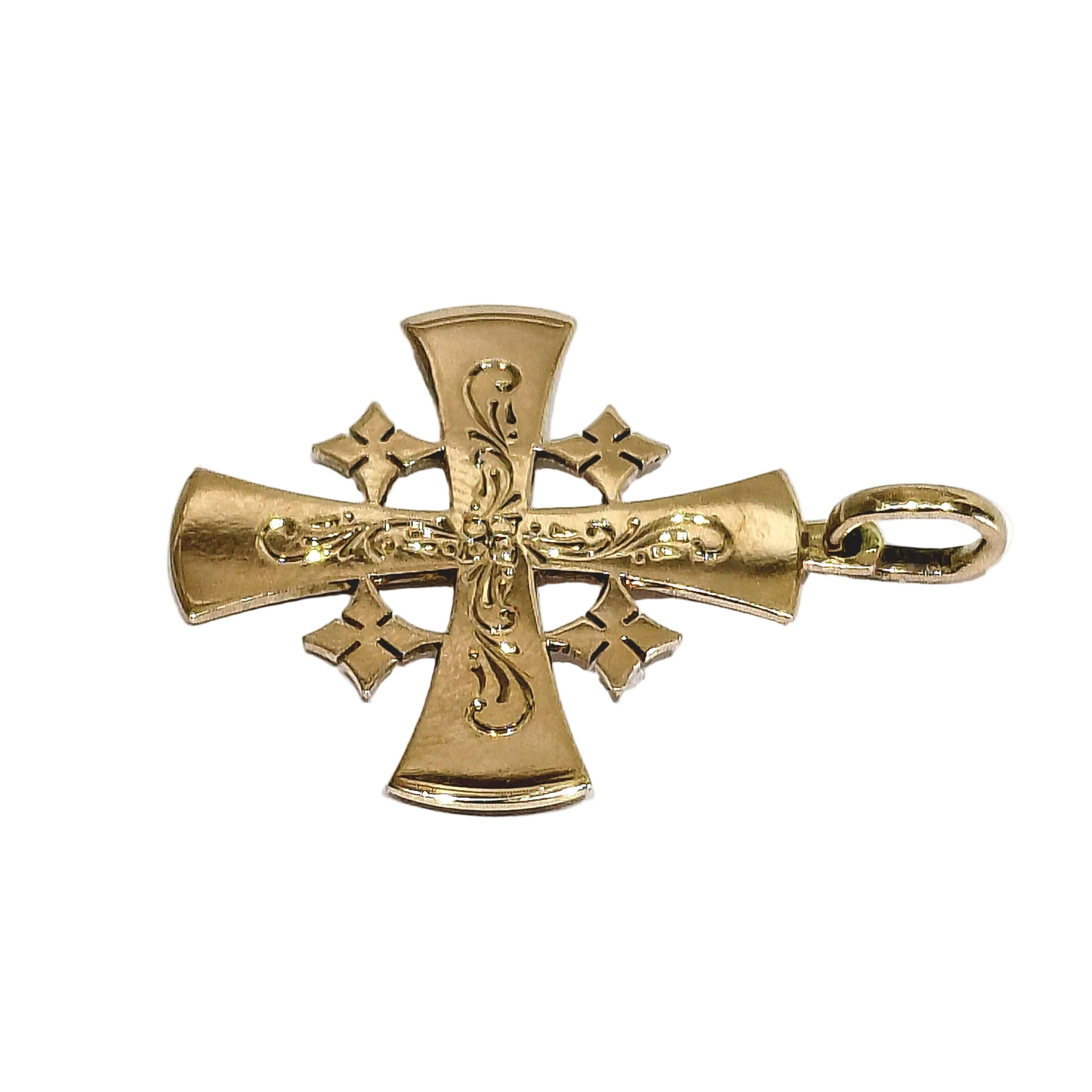 Pendentif en or rose