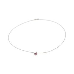 Mauboussin Collier Vie, Volupté & Passion Or blanc Rubis