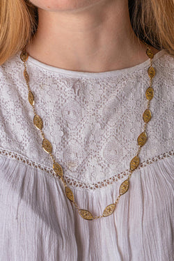 Collier Maille filigrane Or jaune