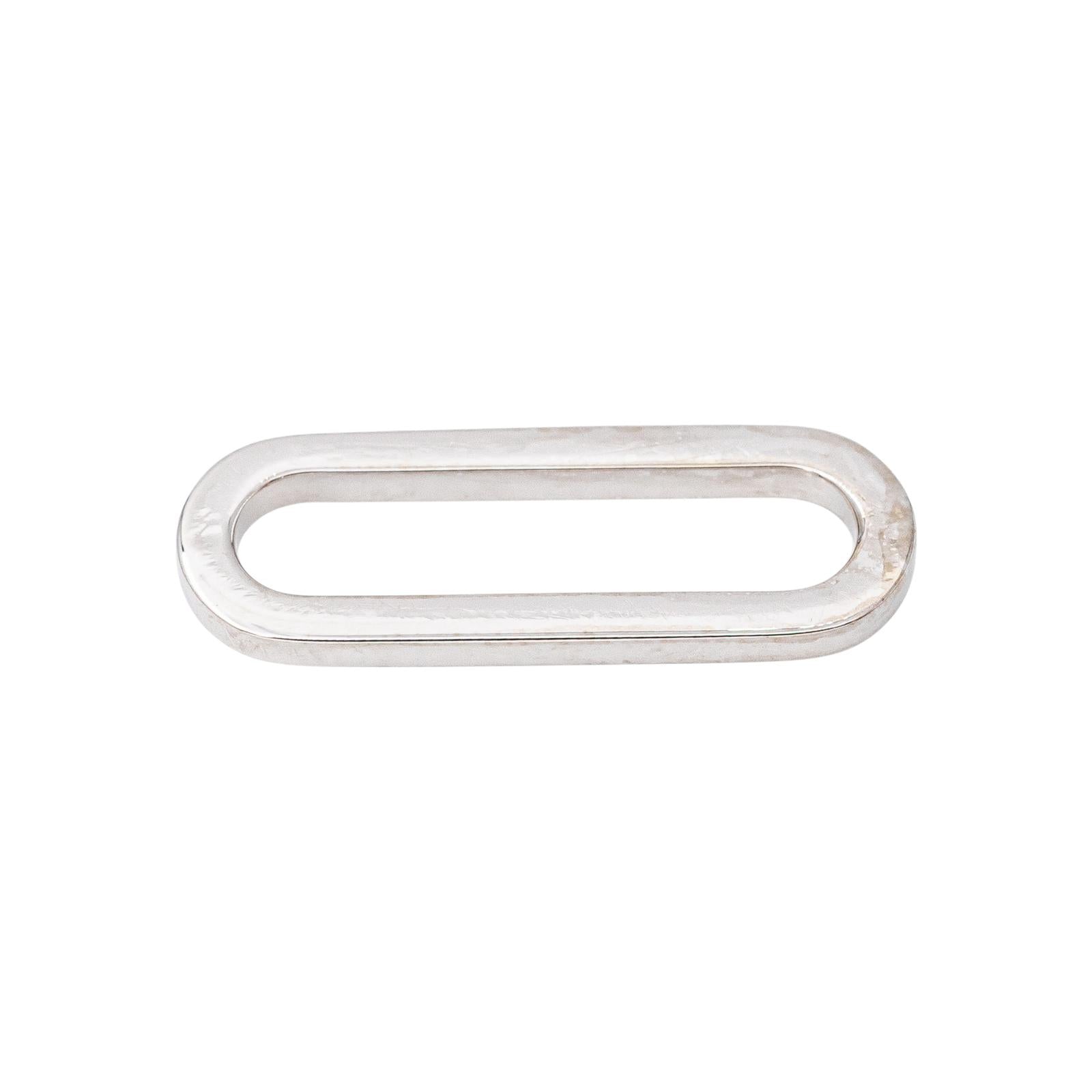 Dinh Van Bracelet Cordon Maillon Or blanc