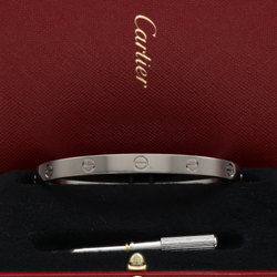 Bracelet Jonc CARTIER "Love" en or blanc