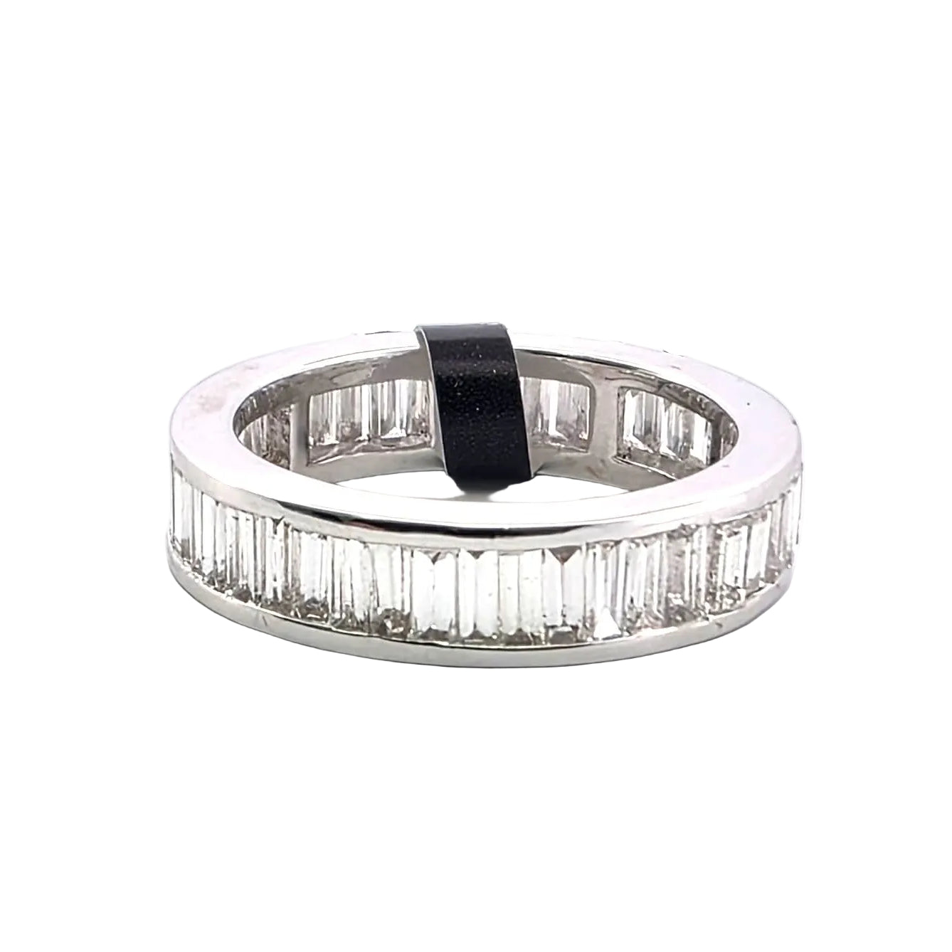 Bague Alliance en or blanc et diamants