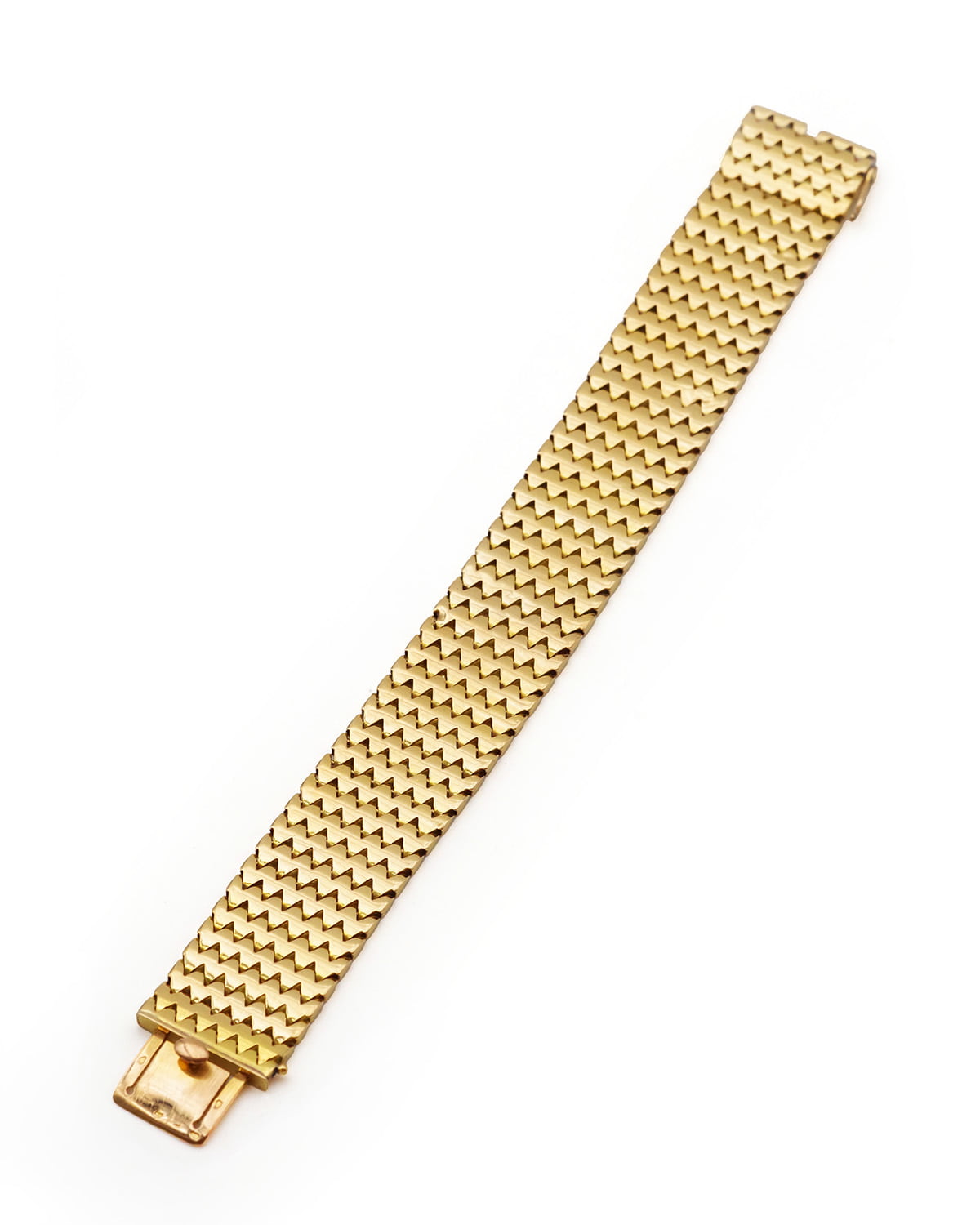 Bracelet Souple en or jaune, platine, rubis et diamants