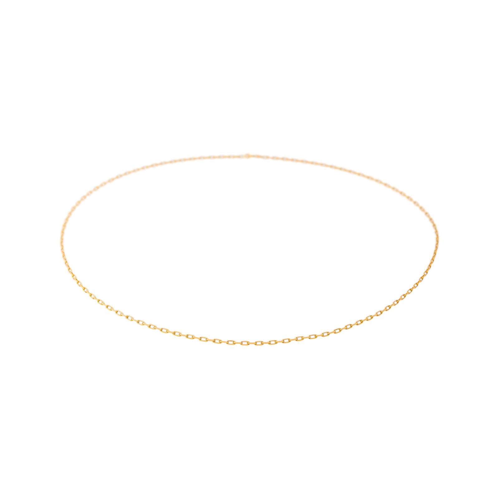 Collier Maille forçat Or jaune
