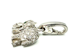 Pendentif CARTIER Charm's en or blanc et diamants