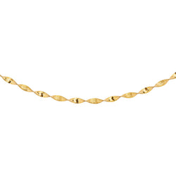 Collier Maille Miroir Or jaune