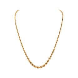 Collier Maille Corde Or rose
