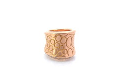 Bague Bandeau POMELLATO "Cocco" en or rose et diamants
