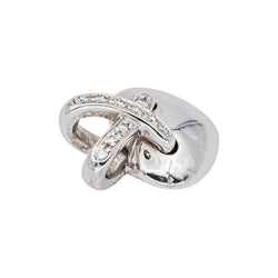 Chaumet Collier Pendentif Liens Or blanc Diamant