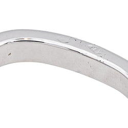 Bague Demi alliance Or blanc Diamant