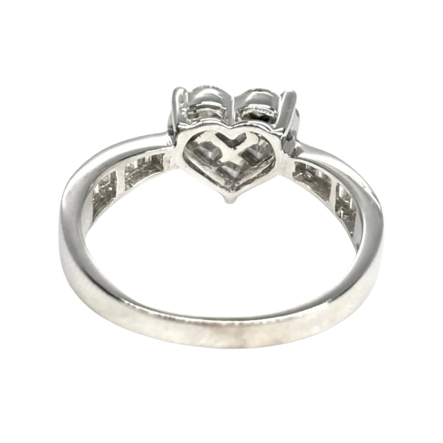 Bague Solitaire en or blanc et diamants