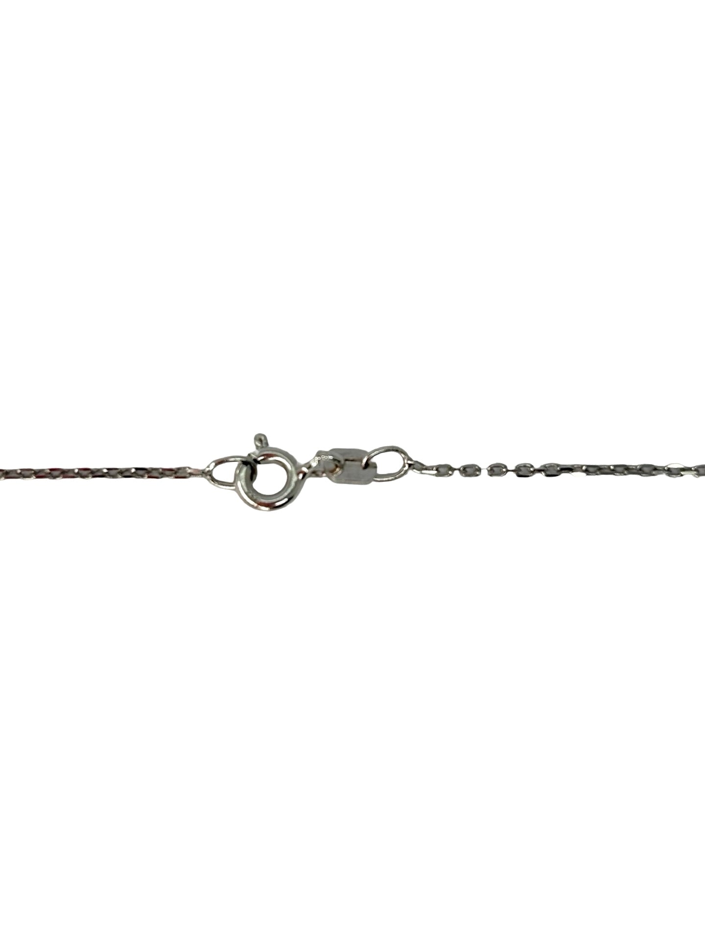 Collier Pendentif en or blanc et diamants