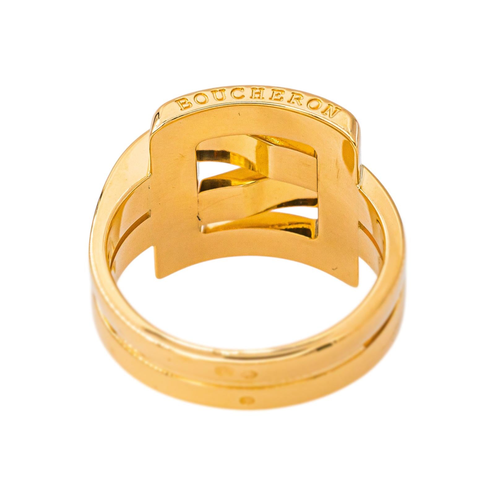Boucheron Bague Déchaînée Or jaune