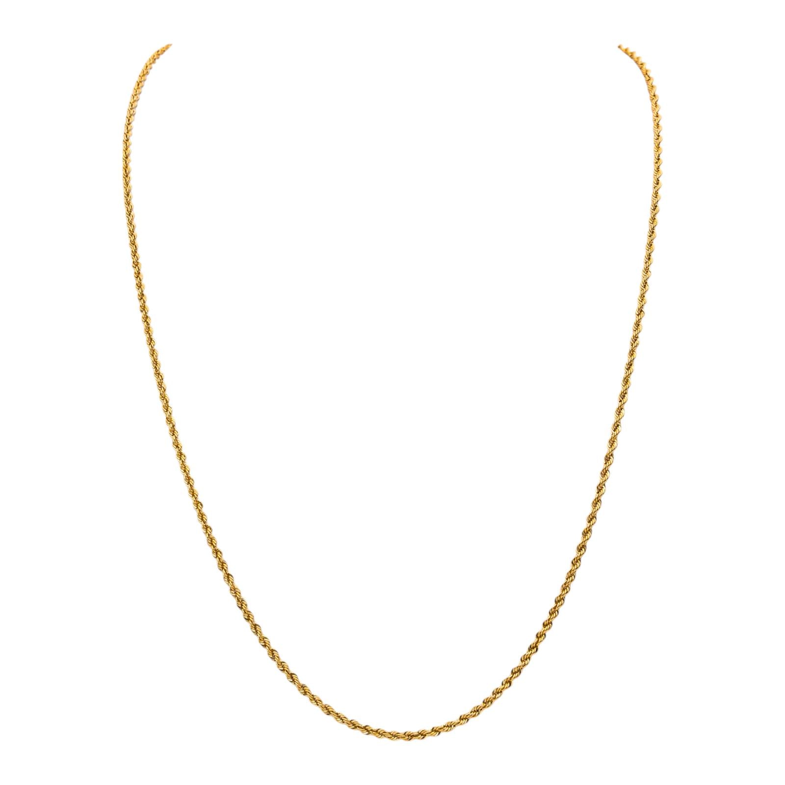 Collier Chaîne Or jaune