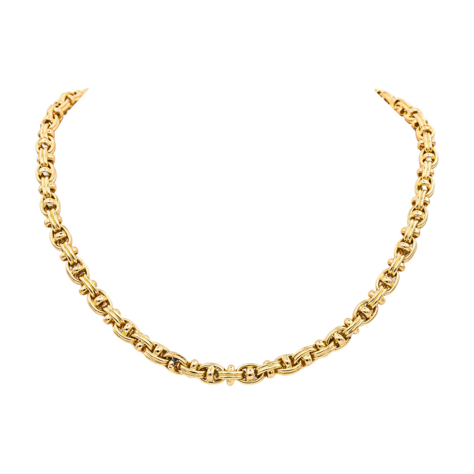 Collier Maille marine Or jaune