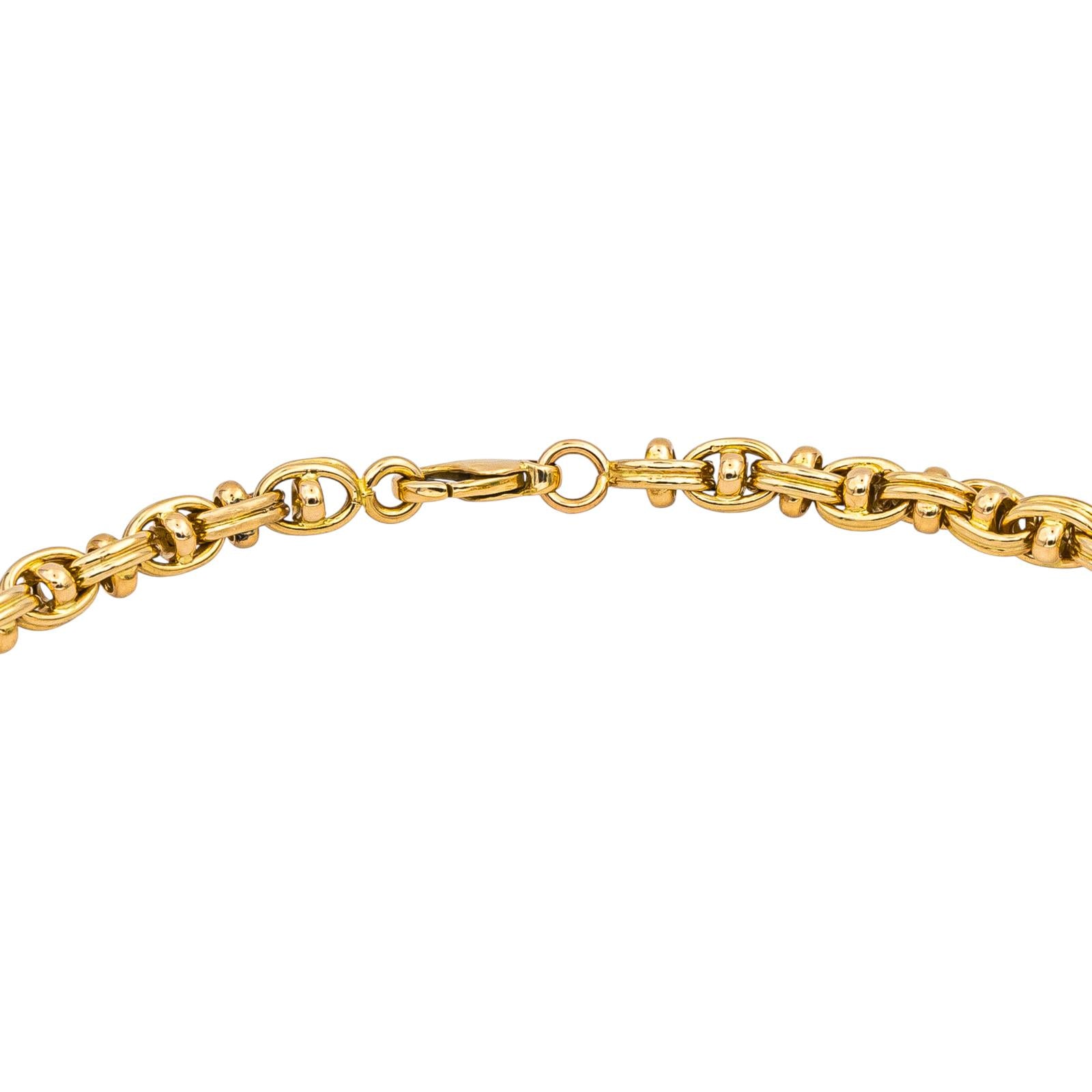 Collier Maille marine Or jaune