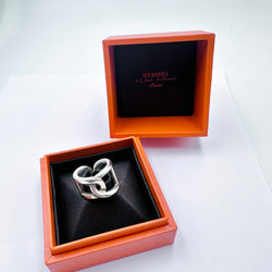 Bague HERMÈS "Cythère" en argent
