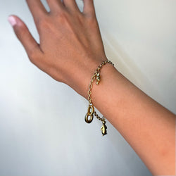 Bracelet Breloques en or jaune
