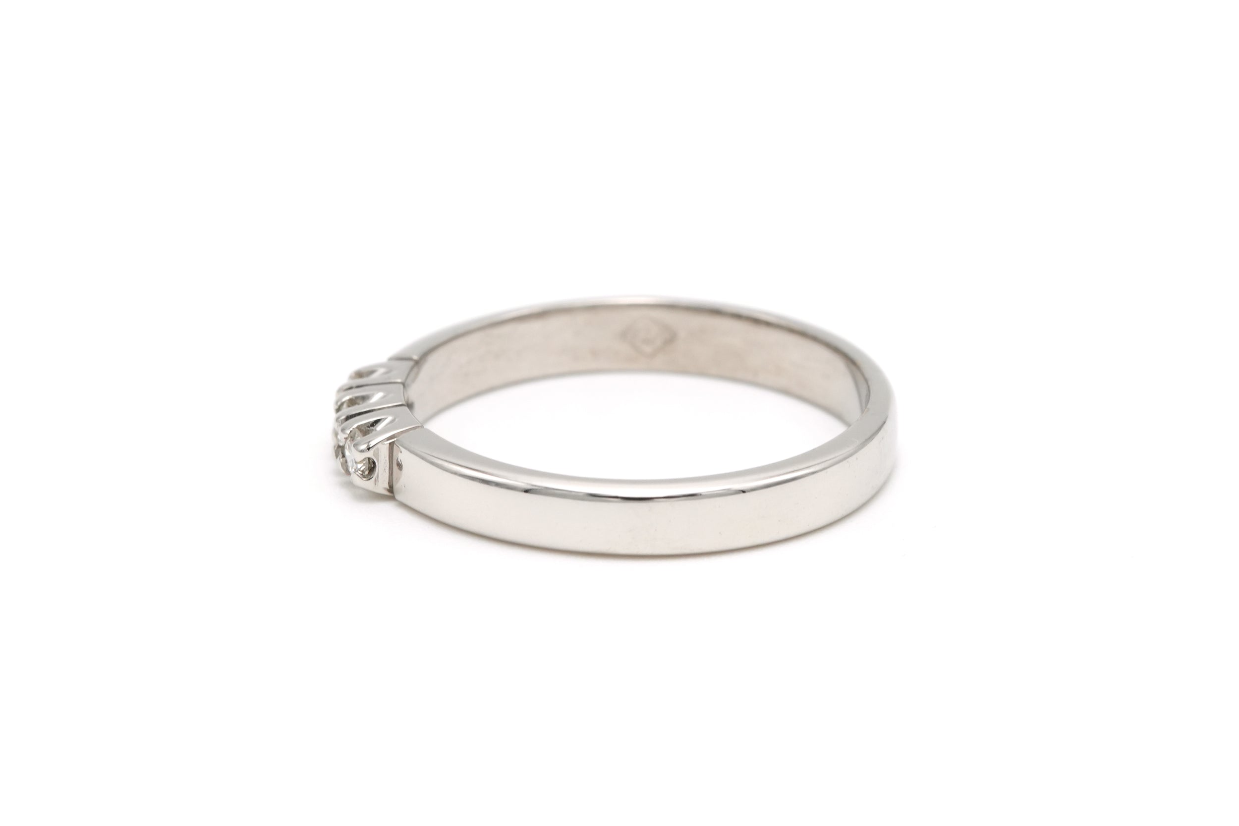 Bague Trilogie en or blanc et diamants