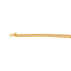 Collier maille Gourmette Or rose