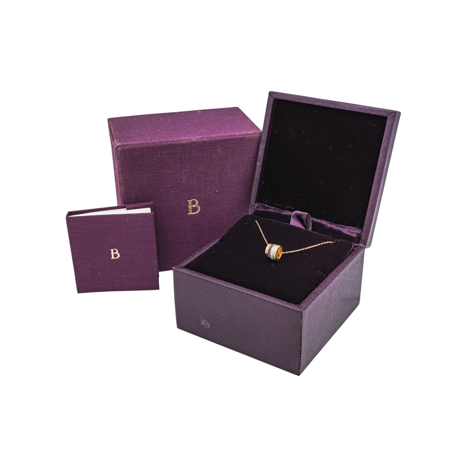 Boucheron Collier Quatre Or jaune Diamant