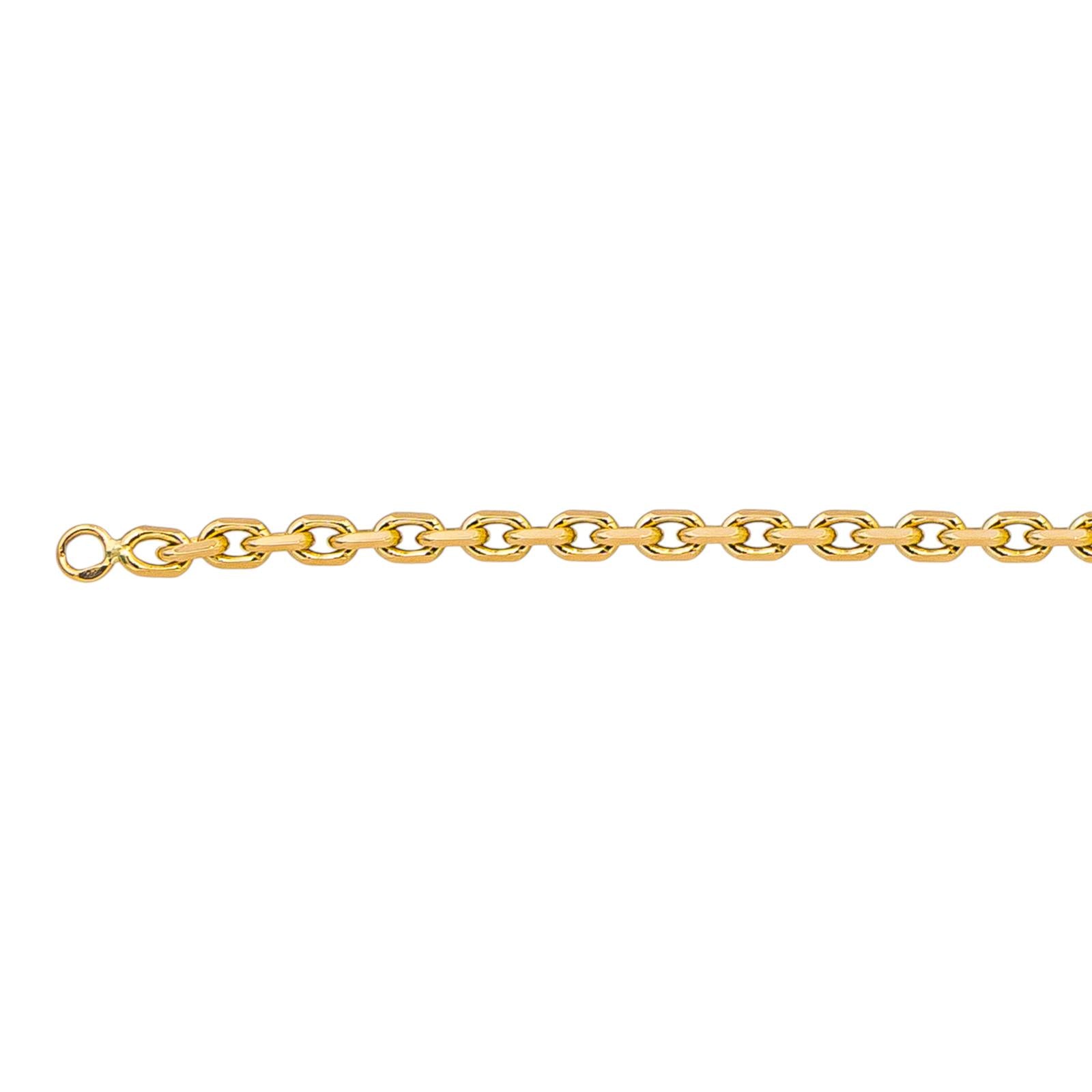 Collier Maille forçat Or jaune