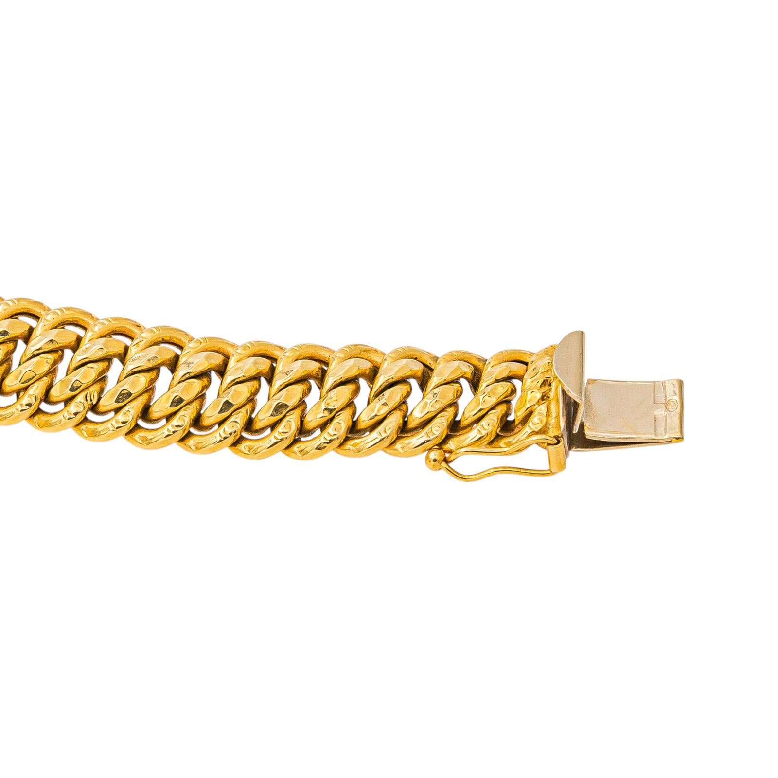 Collier Maille Américaine Or jaune