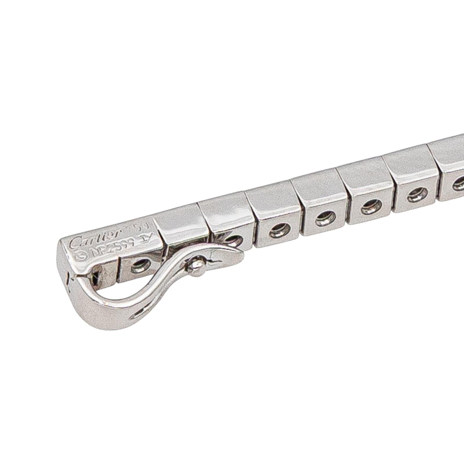 Cartier Pendentif Lanière Or blanc  Diamant