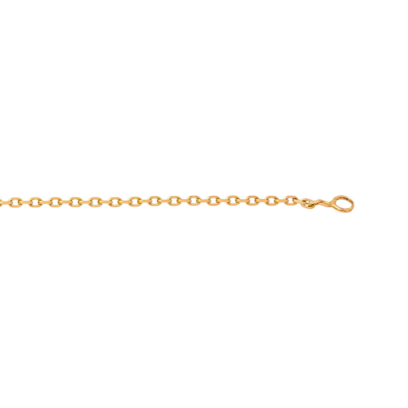 Collier Maille forçat Or rose