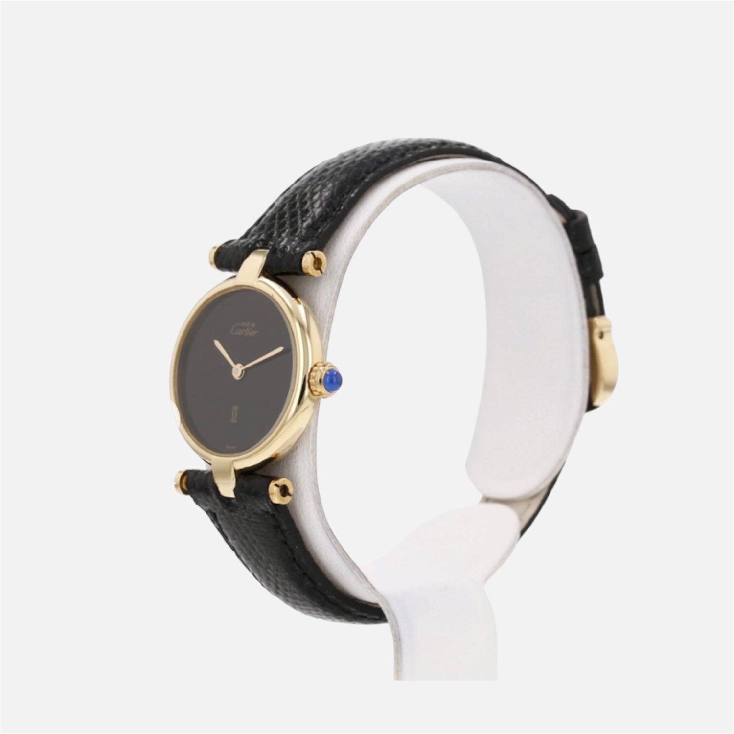 Montre CARTIER "Must de Cartier" en vermeil et cuir