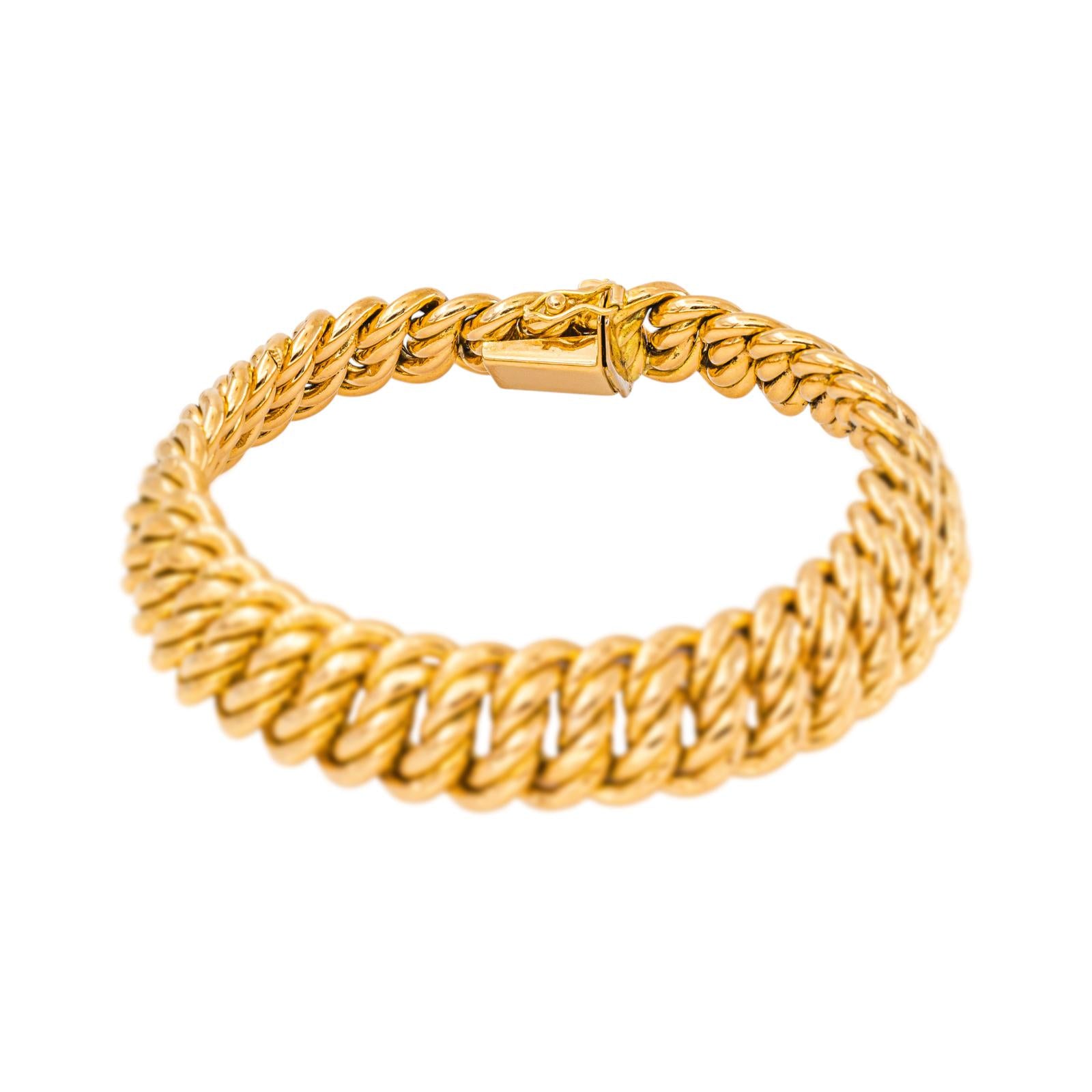 Bracelet Maille en or jaune