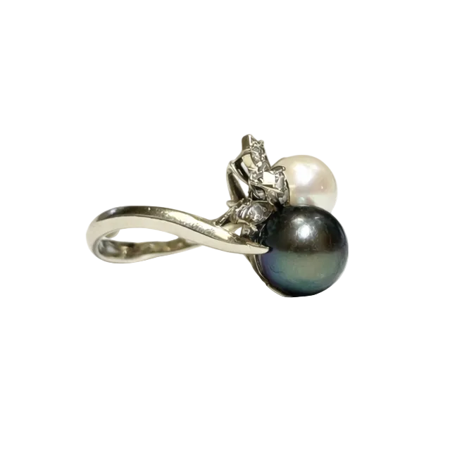 Bague bouquet de perles