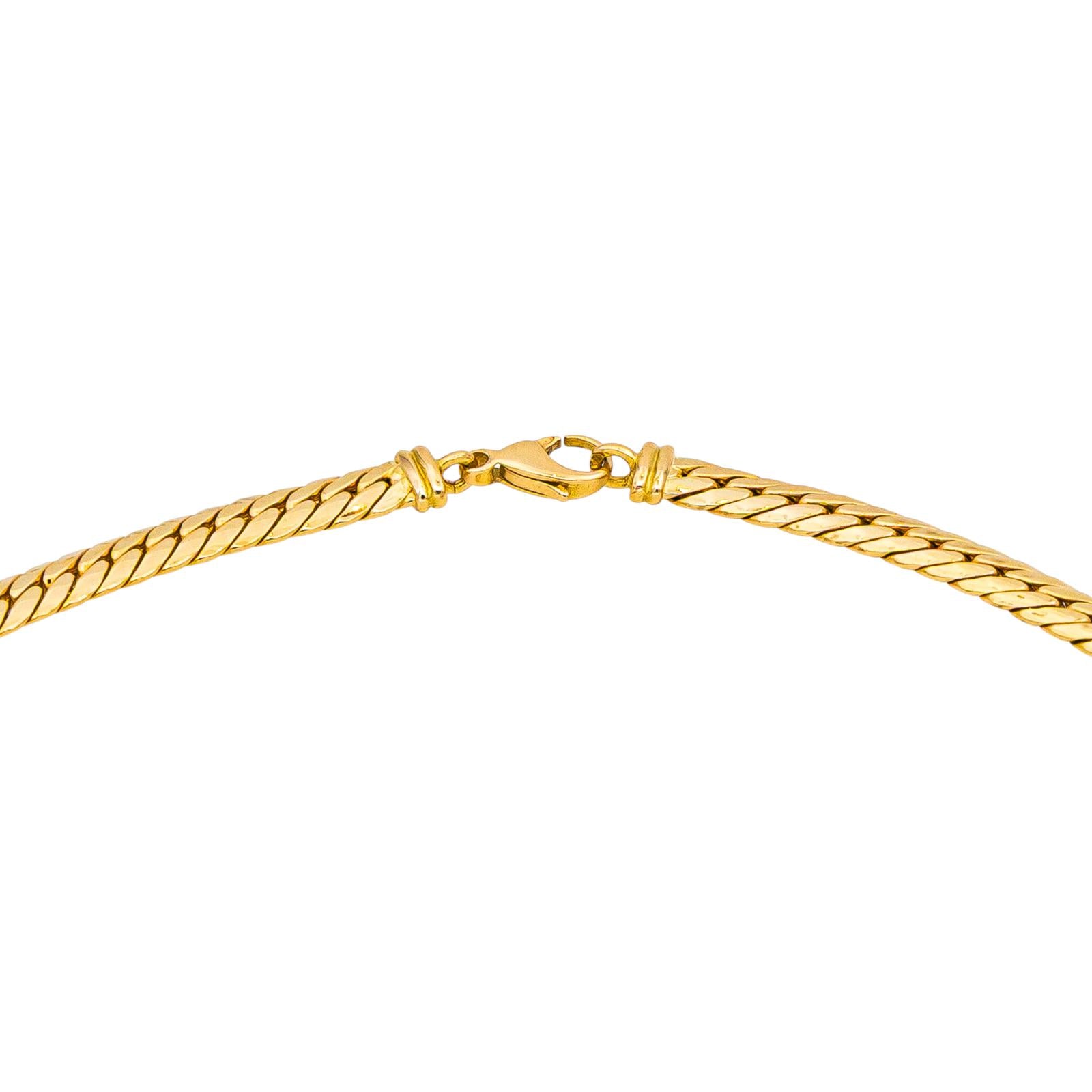 Collier Maille anglaise Or jaune