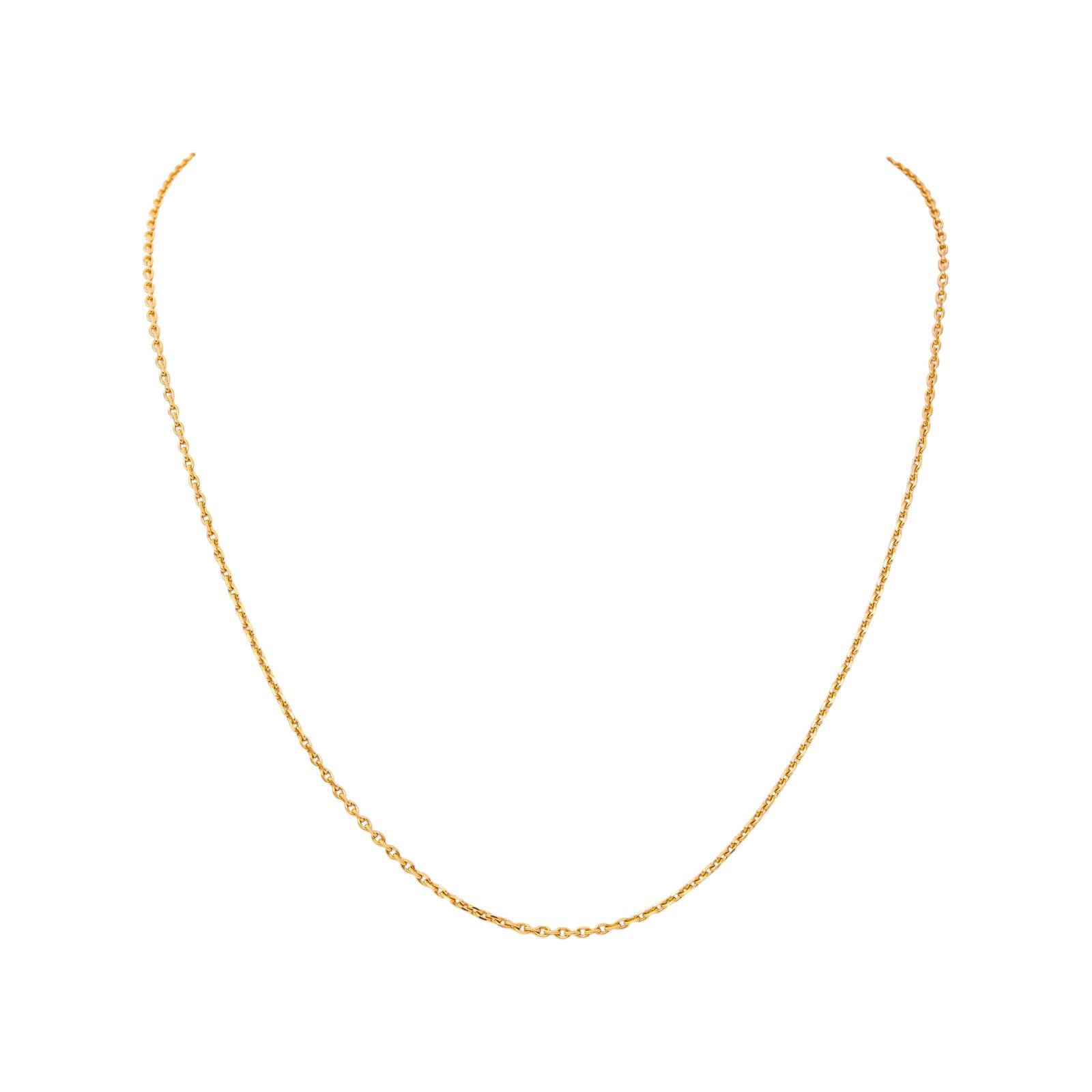 Collier Maille Forçat Or jaune