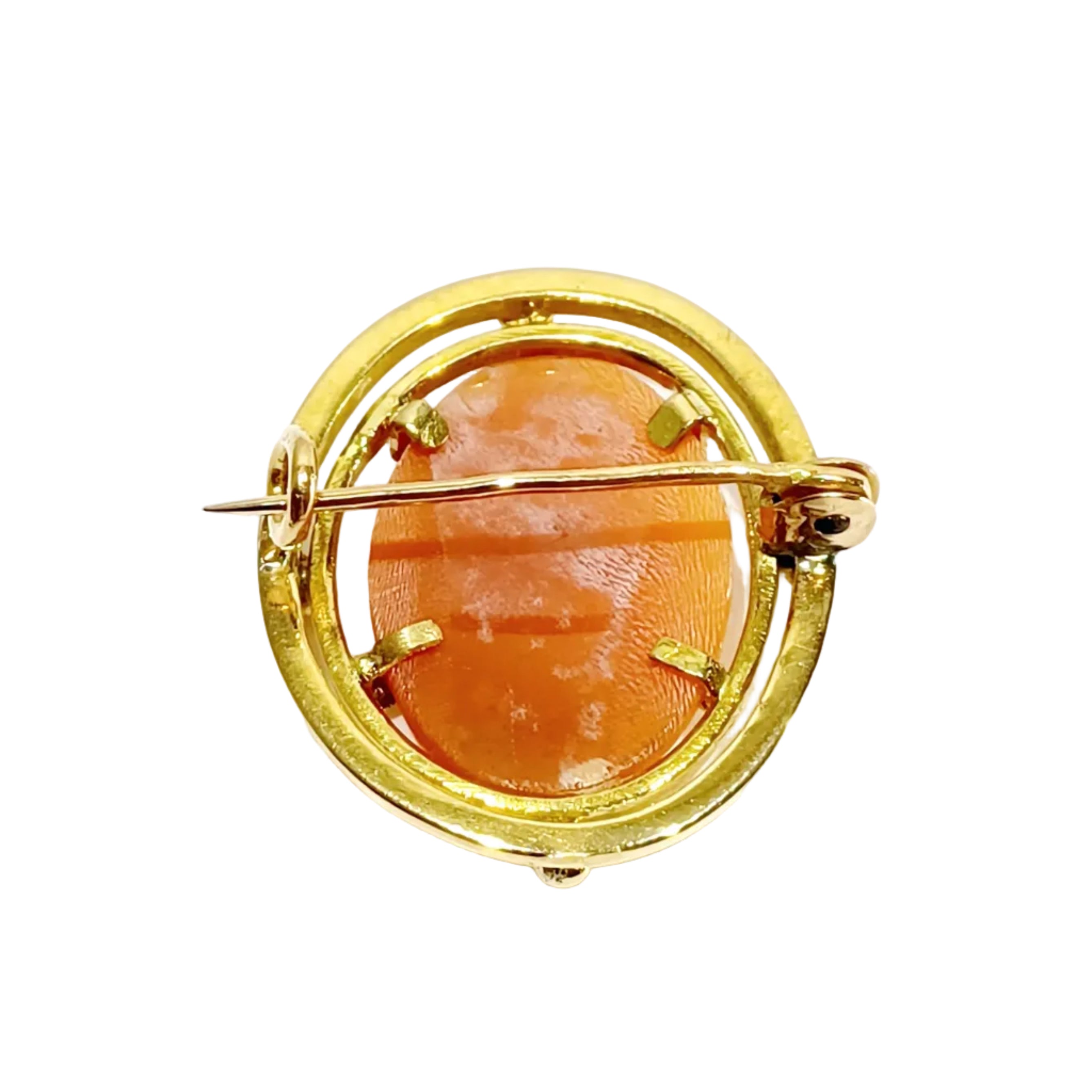 Broche Camée en or jaune