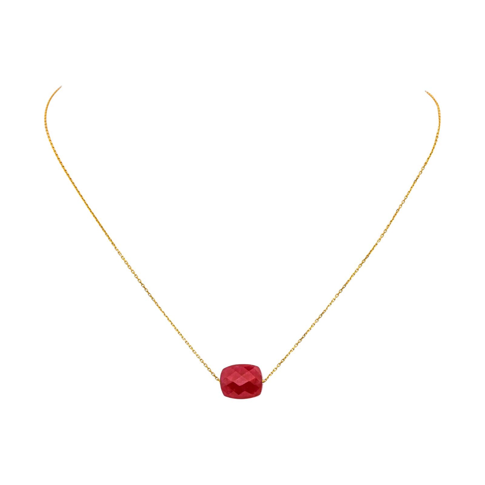 Morganne Bello Collier Friandise Or jaune Quartz