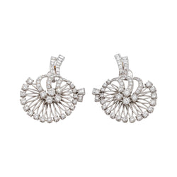 Boucles d'oreilles Or blanc Diamant