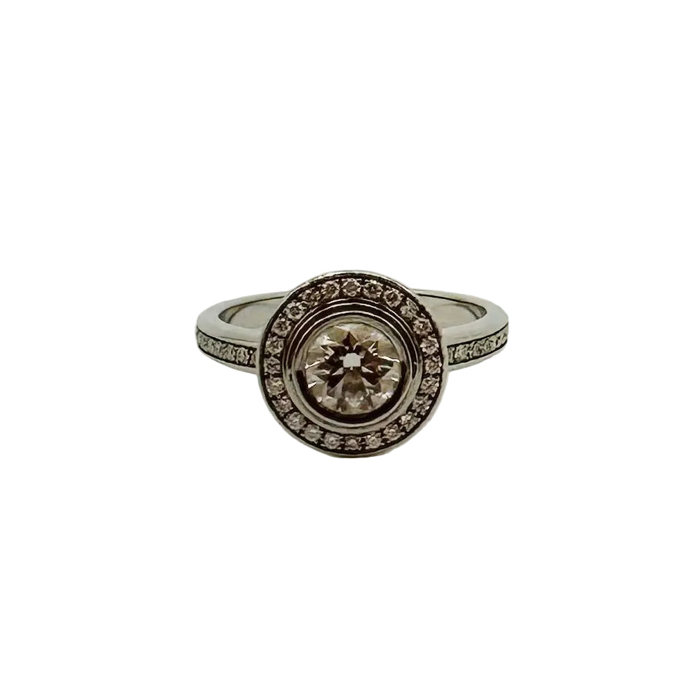 Bague CARTIER "Cartier d'Amour" en platine et diamants
