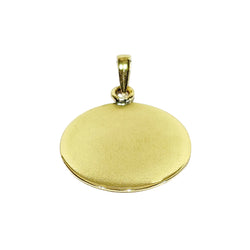 Médaille AUGIS en or jaune, rubis et diamant