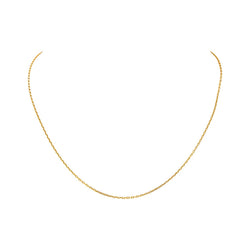 Collier  Maille forçat  Or jaune