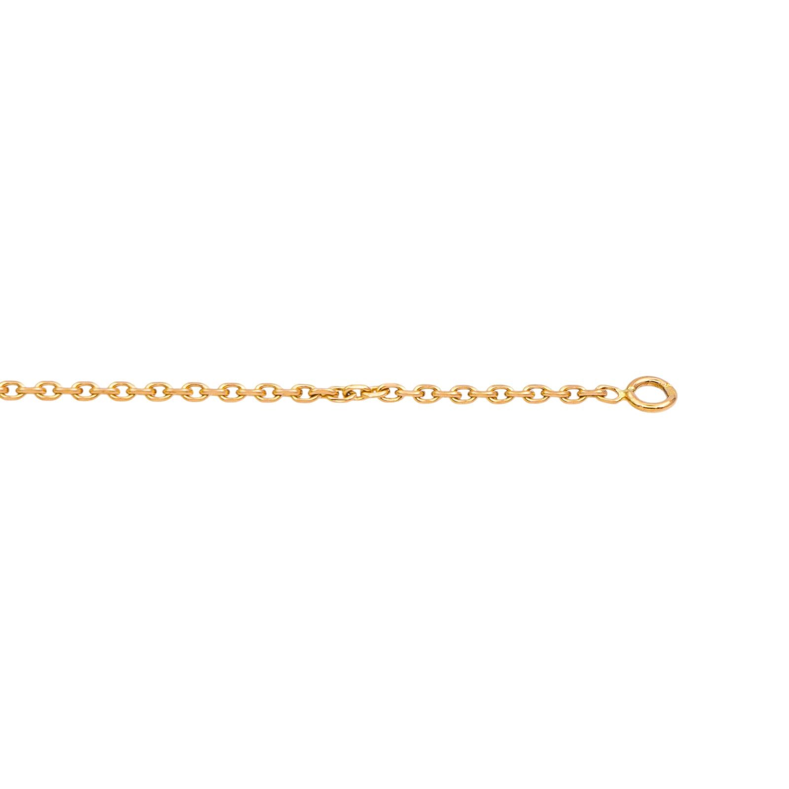 Collier Maille forçat Or jaune