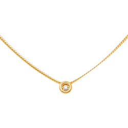 Collier Solitaire Or jaune Diamant