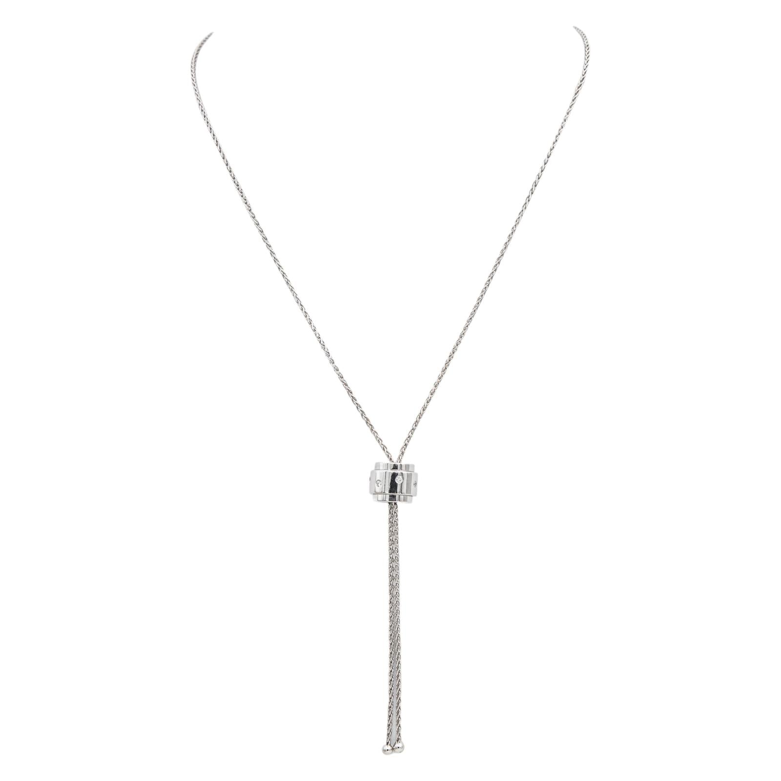 Piaget Collier  Négligé Possession Or blanc  Diamant 