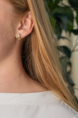 Boucles d'oreilles Dormeuses Or jaune Diamant