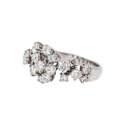 Fred Bague Blanche Or blanc Diamant
