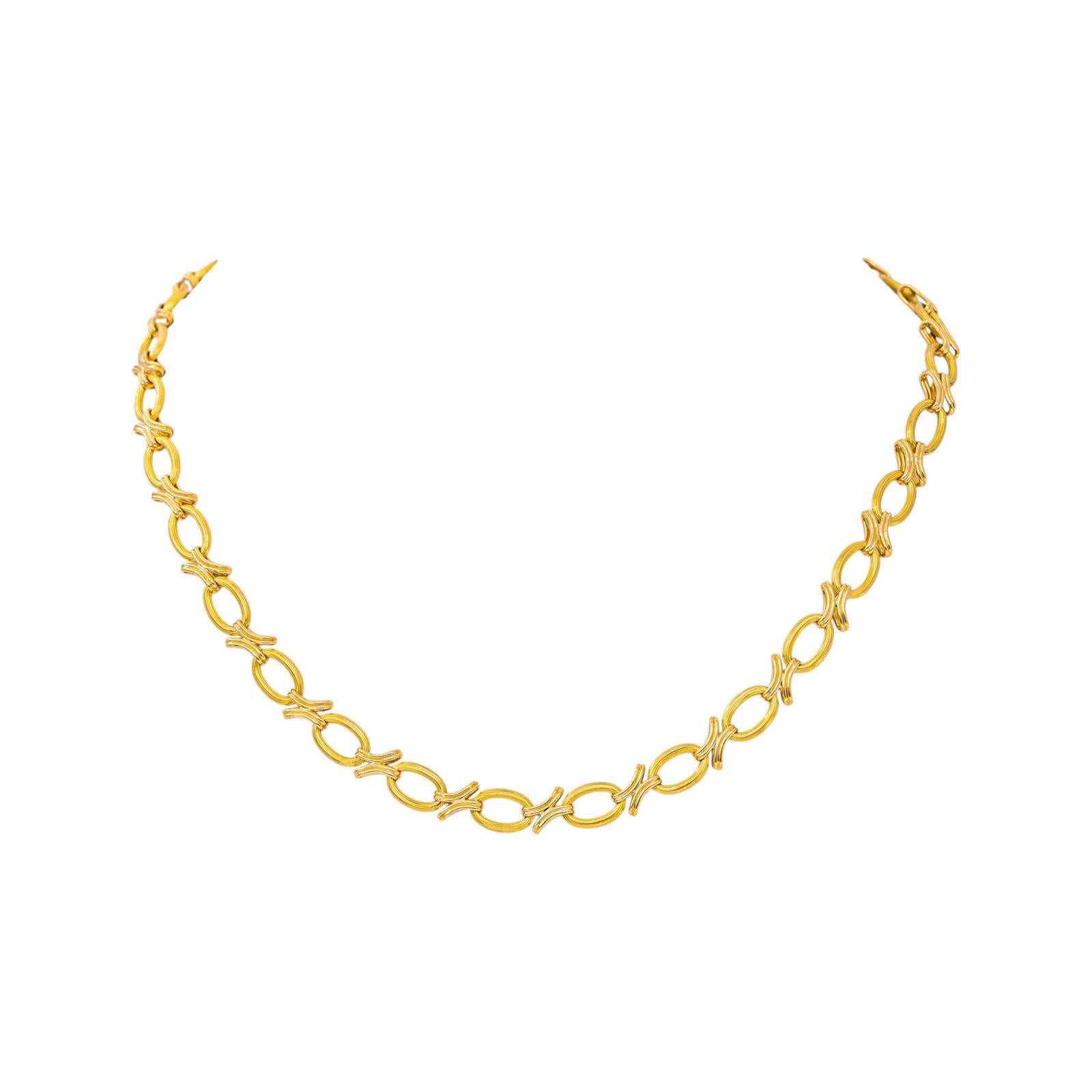 Collier Maille ovale Or jaune