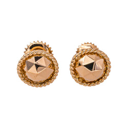 Boucles d'oreilles  Puces  Or rose